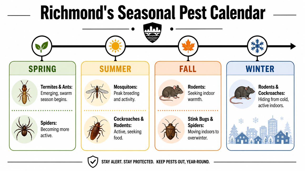 Common Pests and Seasonal Threats in Richmond