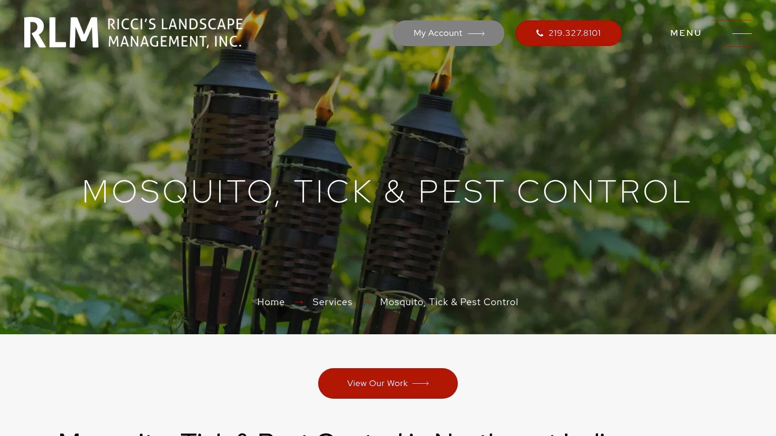 Ricci's Landscape Management (RLM) – Mosquito, Tick & Pest Control